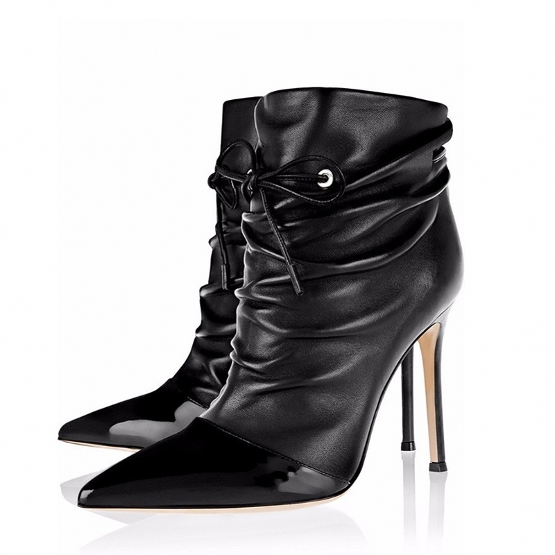 

Boot Ankle Leather Genuine High Quality Women Spring Boots Autumn Plus Size Finger Pointed Shoes TL-A0164 Q3WG, Blake