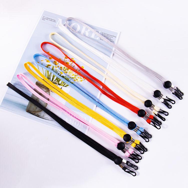 

Masking Holder Adjustable Length Face Masks Lanyard Convenient Safety Hanger for Adult String Hat Lanyard Party Favor Wholesale