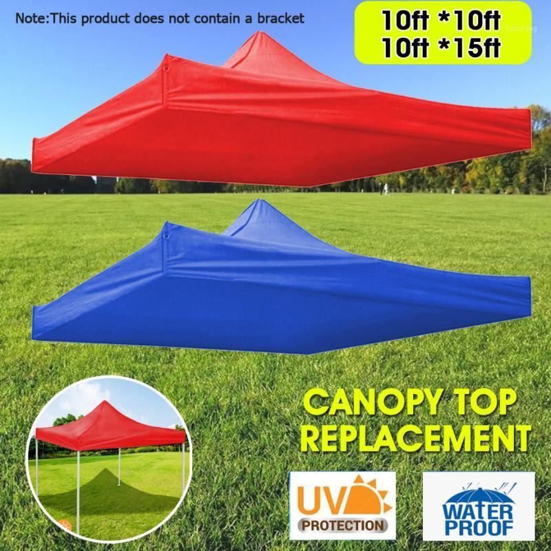 

Red Blue Sun Shelter Tent Outdoor Tool Silver Coating Waterproof UV Protection Canopy Top Replacement 9.84*9.84ft/9.84*14.76ft1