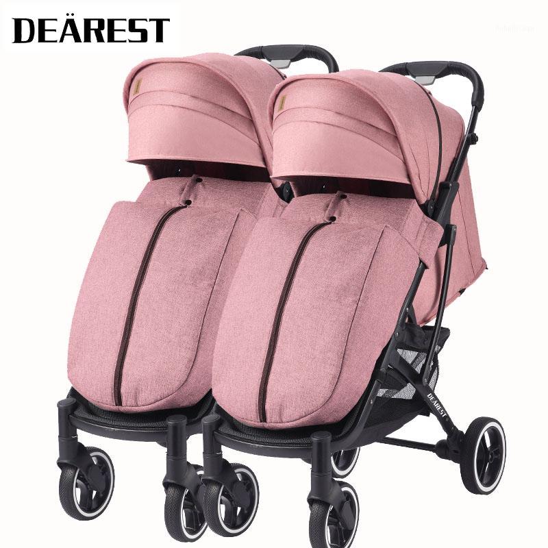 

DEAREST stroller for twins folding portable trolley baby stroller ultra light Multiple baby Free Shipping1