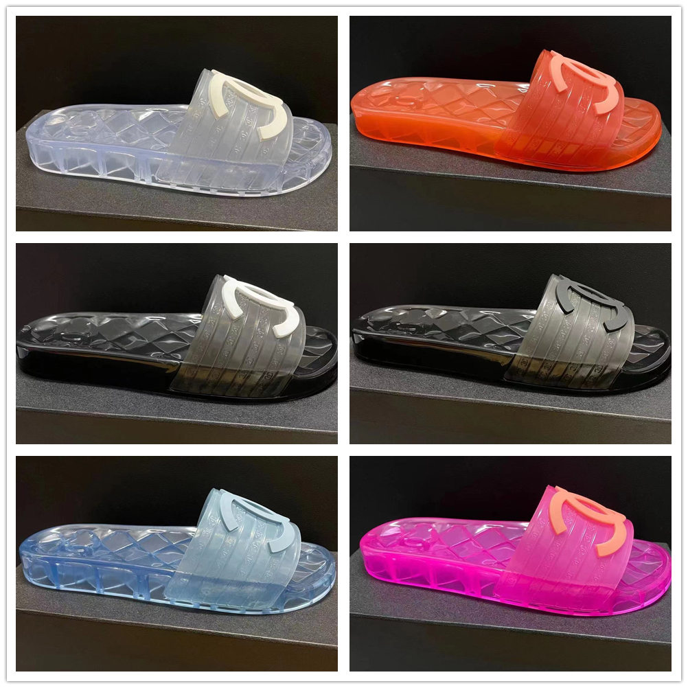 

2022 Men Women Slippers Designer Rubber Slides Sandal Flat Blooms designers Strawberry Tiger Bees Green Red White Web Fashion Shoes Beach Flip Flops Flower Box