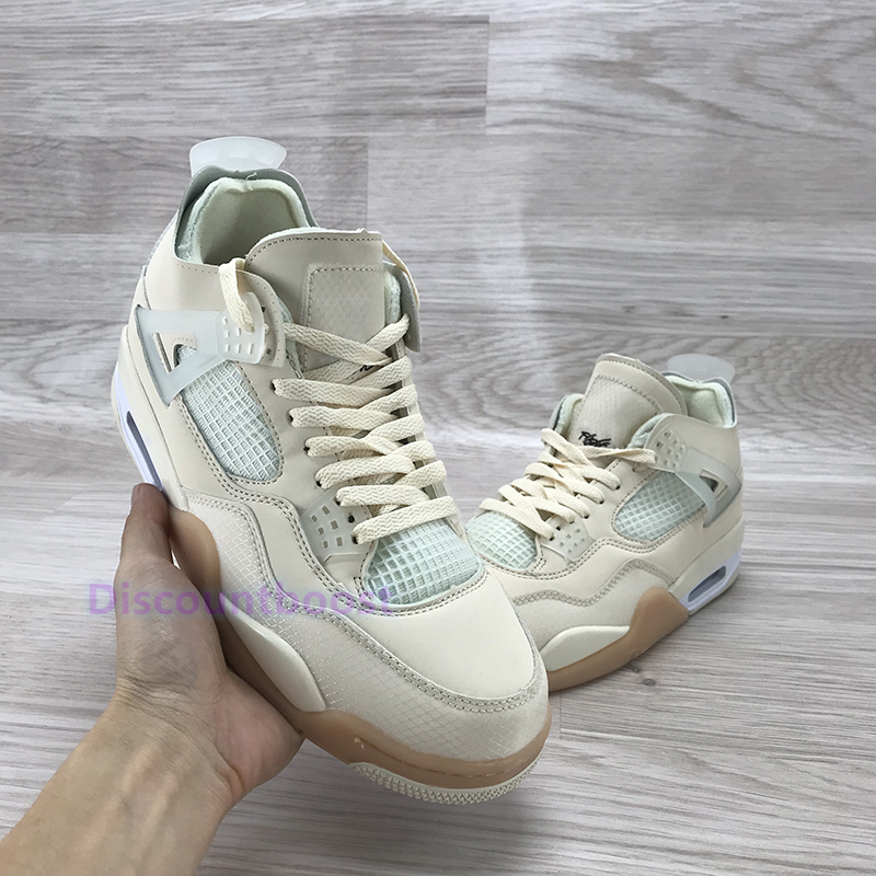 

White x sail 4s basketball shoes men women sports sneakers noir guava ice 6 6s electric green UNC DMP hare black infrared mens tr, 12. electric green