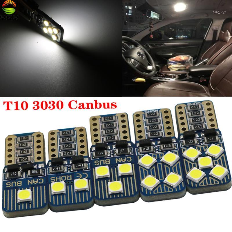 

YSY 500X T10 W5W Super Bright 3030 2/4/6/8/10 SMD LED CANBUS NO ERROR Car Backup Reserve Lights Bulb Tail Lamp White DC12V1, As pic