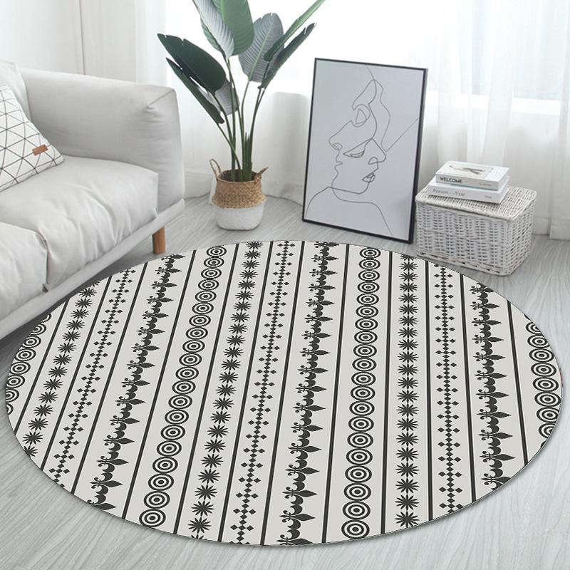 

Mandala Round Carpet Flower Printed Anti Slip Living Room Bedroom Carpets and Rug Floor Mat for Home Kids Room 80cm 100cm 120cm, 13