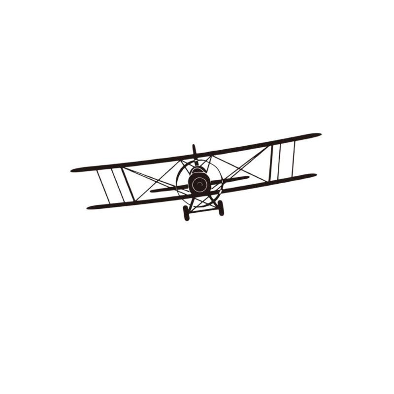 

Retro Slip Plane Wall sticker For Kids Room Background Wallpaper Mural For Art Decoration Air Plane Decals Home Stickers