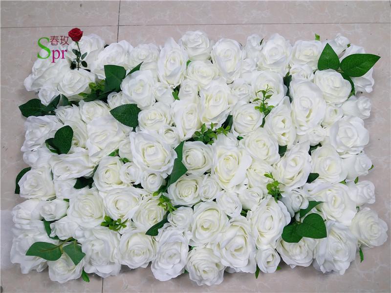 

SPR Free Shipping 10pcs/lot 3D Artificial rose peony &hydrangea flower wall wedding backdrop artificial flower arrangements, 2pcs