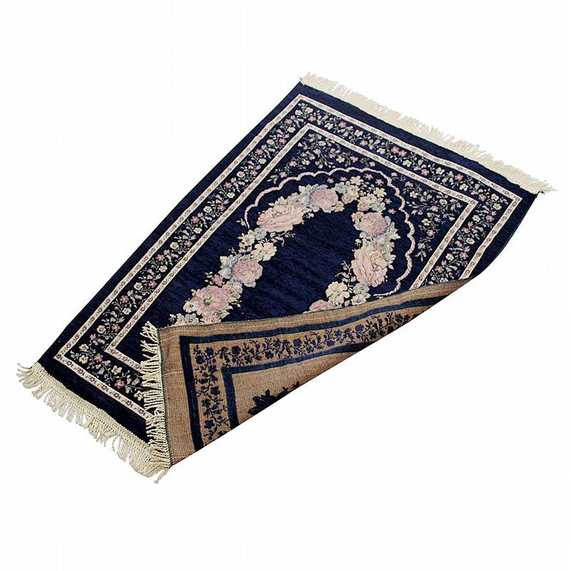 

Ramadan Quran Islamic Muslim Prayer Rug Carpet Mat Tassel Tablecloth Cover Yoga Mat E2S, Red