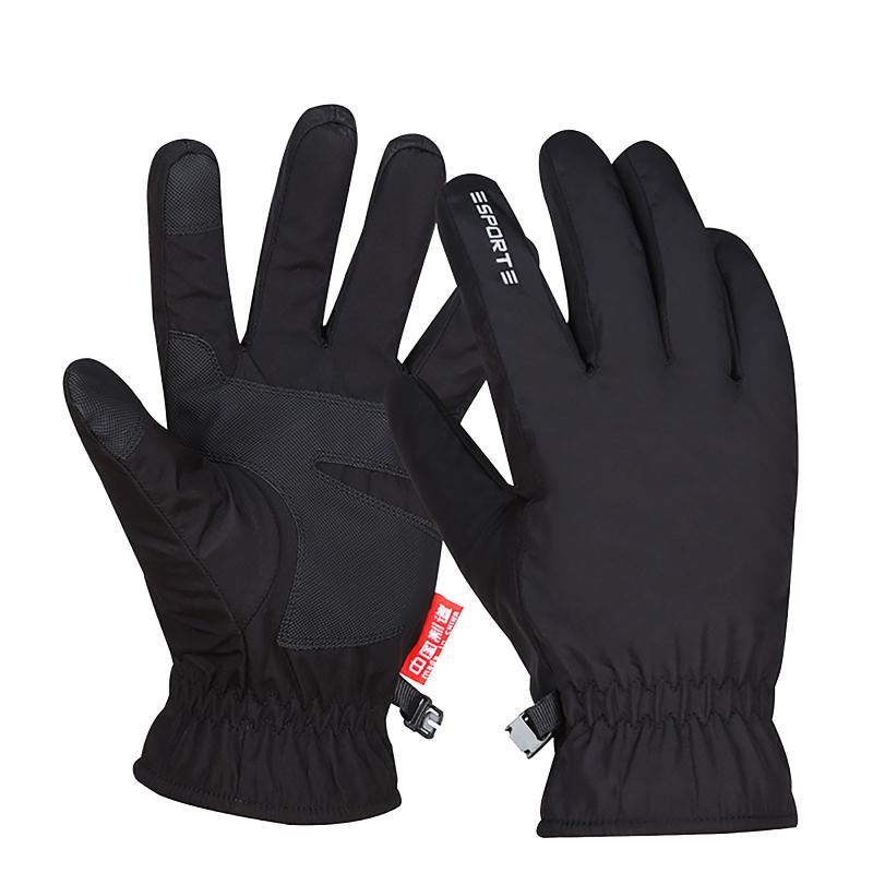 

Winter Gloves Women Goth Clothes Warm Waterproof Gloves Outdoor Cycling Zipper Touch-screen Guantes Ciclismo Invierno