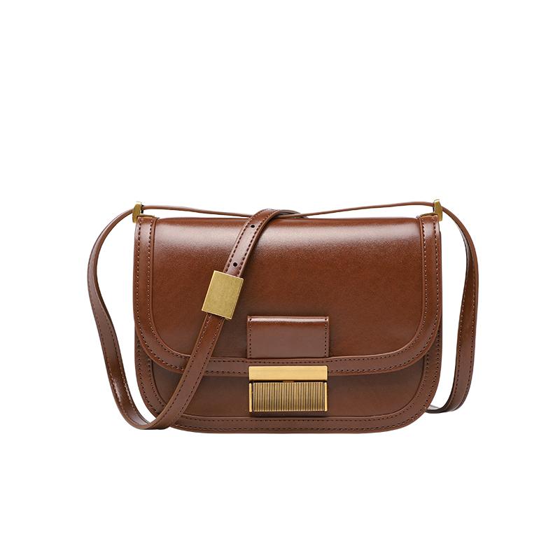 

New fashion simple solid color ladies satchel, Simplegreen
