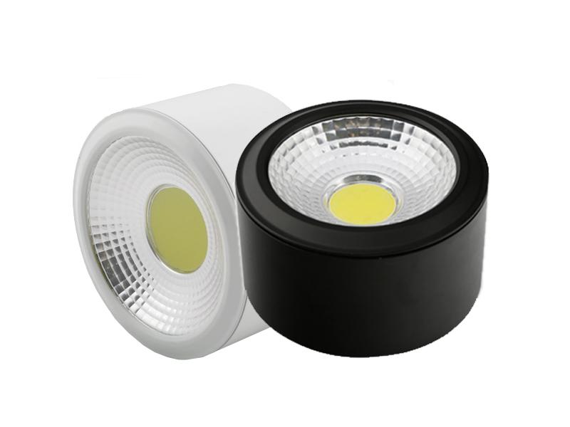 

10pcs/lot Free Shipping 3W COB LED Round Surface Mount Wall Ceiling Downlight Bulb Lamp 85-265v