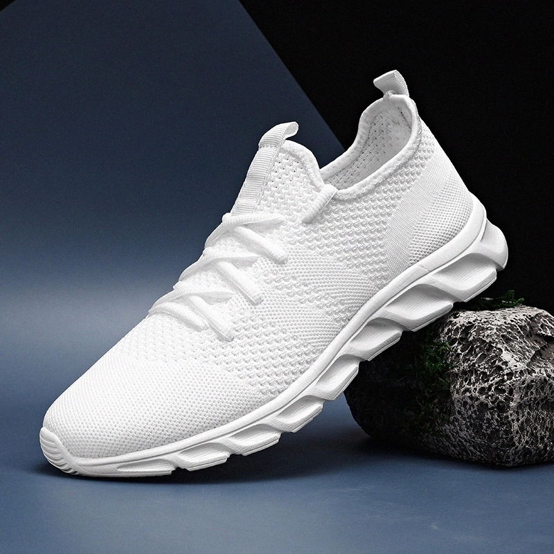

YMUGMZ men's casual shoes light sneaker white large size outdoor breathable mesh fashion sports black popular style running #Gn0l