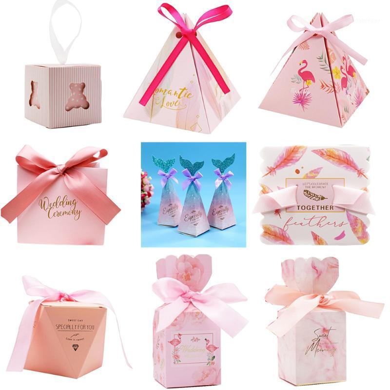 

Wedding Pink Candy Box Treat Children Birthday Popsicle Candy Box Wedding Favors Gifts Baby Shower Birthday Party Supplies1