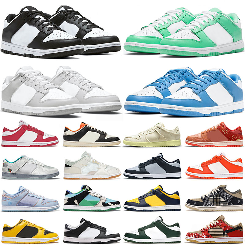 

Authentic 2022 Designer Skate Low Shoes for Mens Women Sneakers Black White Unc Grey Fog Green Glow Union Blue Ice Fashion Trainers Casual Jogging Shoe, C28 orange pearl 36-40
