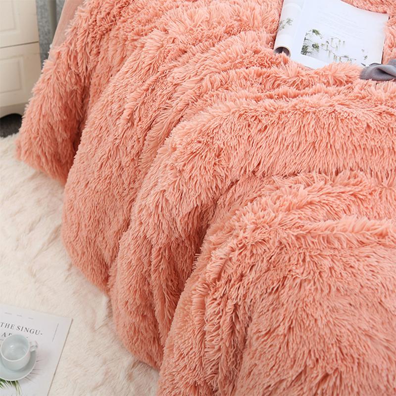 

160*200 Shaggy Coral Blanket Warm Soft Blanket For Bed Sofa Bed Bedspreads Home Decoration Comfortable Cover Plaid Blankets