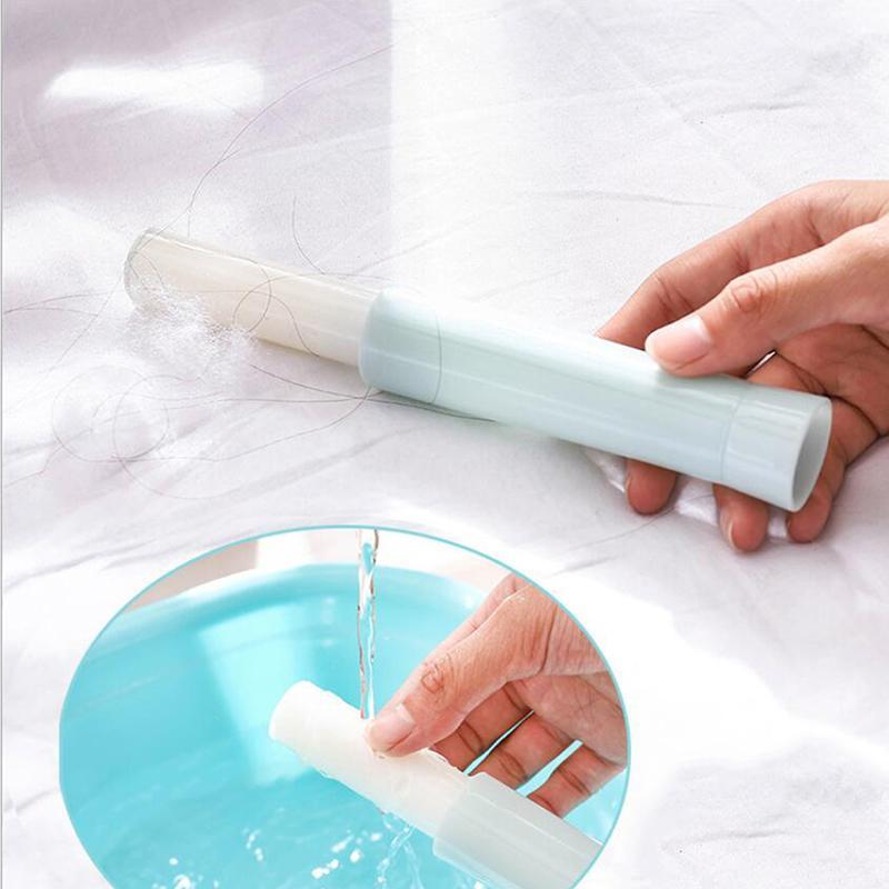 

Reusable Washable Roller Dust Cleaner Lint Sticking Roller Portable Stained Clothes Sticky Hair Removal Dust Wiper Tools1