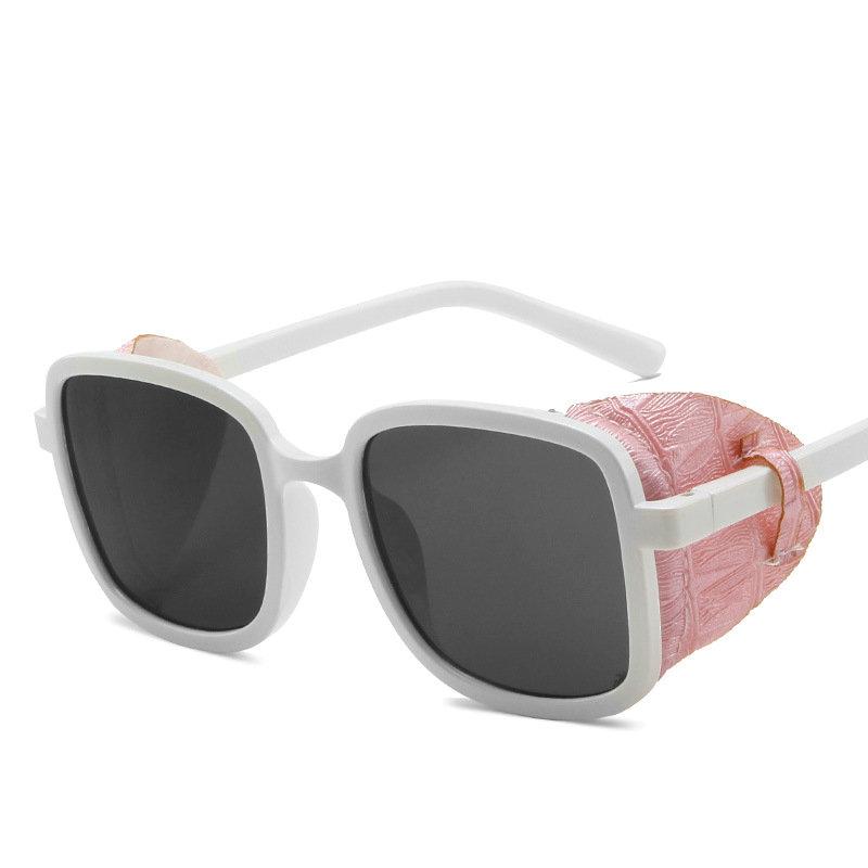 

Sunglasses Square Punk Brand Design Round Sunglass Men Women Vintage Sun Glasses UV400 Shades Eyewear FML