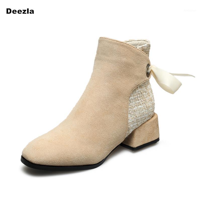 

Fashion Women Boots Casual Low High Heels Autumn Winter Keep warm Women's shoes Woman Pointed Toe Rubber Ankle Boots Female New1, Plus velvet