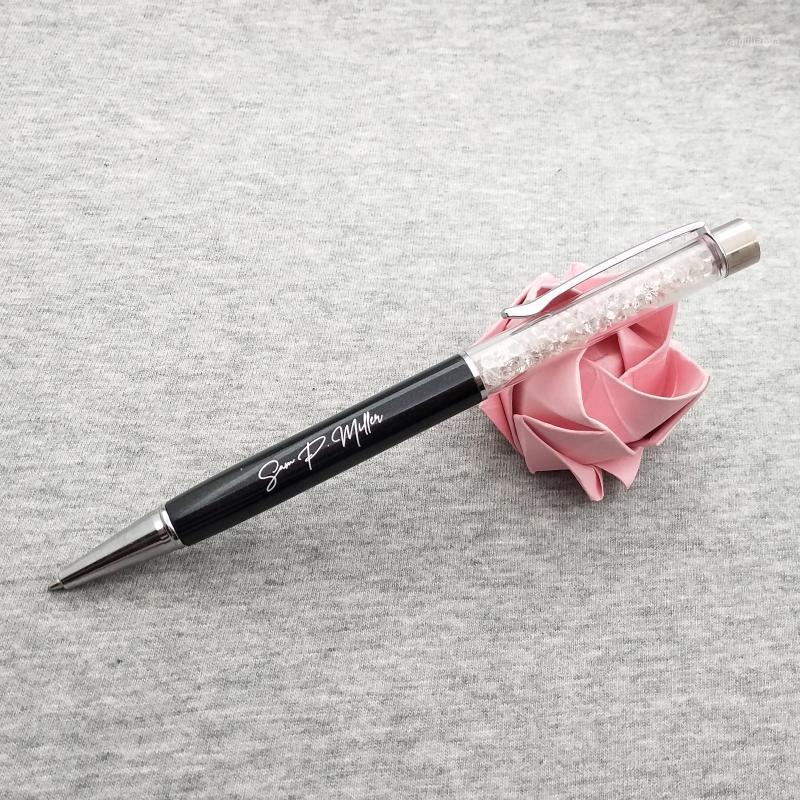 

Fashion wedding crystal wedding pens with diamonds custom printing with names of the bride and the bridegroom 30pcs a lot1, Red