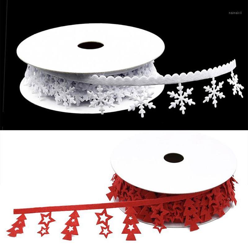 

Christmas Decoration Chain Ribbon Christmas Tree DIY Star Merry Party Decoration Supplies Happy New Year 20201