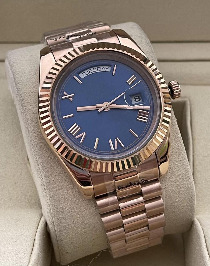 

AAA+ quality montre de luxe Mens Womens Watches 41mm Automatic Movement full Stainless Steel Watch 2813 Mechanical Wristwatches waterproof Luminous Gift, Only box