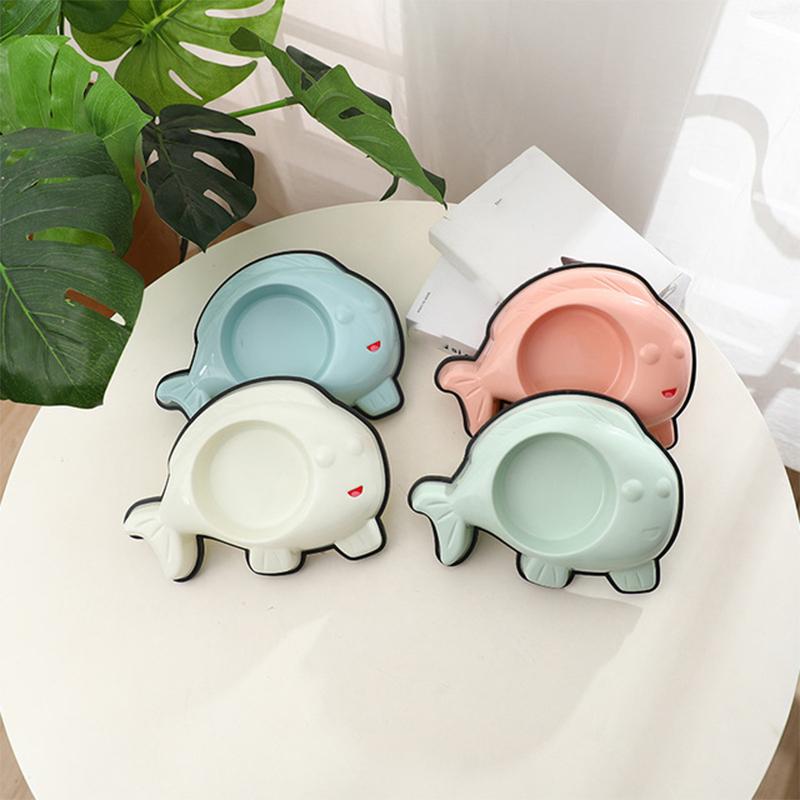 

Fish Mouth Cat Bowl Drinking Basin Candy Color Feeder Pet Bowl Portable Feeding Dishes Cats Pets Supplies Dog Accessories