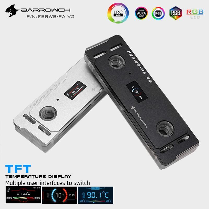 

Barrowch FBRWB-PA-V2, RAM Water Blocks/Kits, LRC 2.0 (5v 3pin) Lighting, Standard With RAM Cooling Armors.1