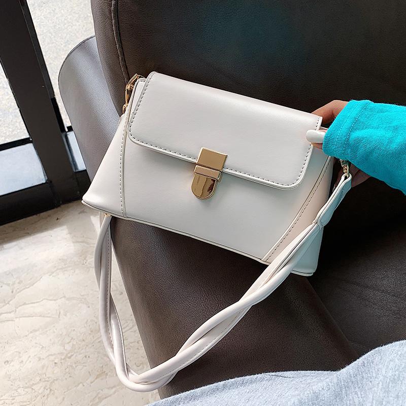 

Fashion Women Shoulder Bags 2021 Summer New Ladies Shopper Bag Pu Leather Girls Messenger Bags Sac A Main Handbags Female Totes, Khaki shoulder bag