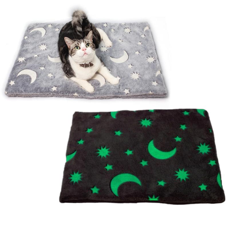 

New Cute Cat Bed Mats Soft Flannel Fleece Foot Print Warm Pet Blanket Sleeping Beds Cover Mat For Small Medium Dogs Cats