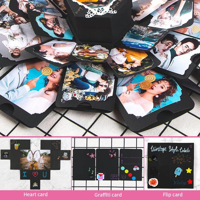 

DIY Photo Gifts for Anniversary Viscose Photography Memorizing Hitting Book DIY Photos Explosion Box Presents1