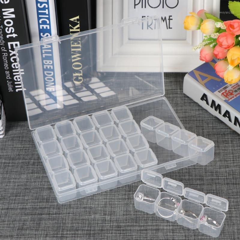 

8/ 10/ 24/ 28 Slots Diamond Embroidery Box Diamond Painting Cross Stitch Tools Accessory boxes Case Useful Storage Boxes1