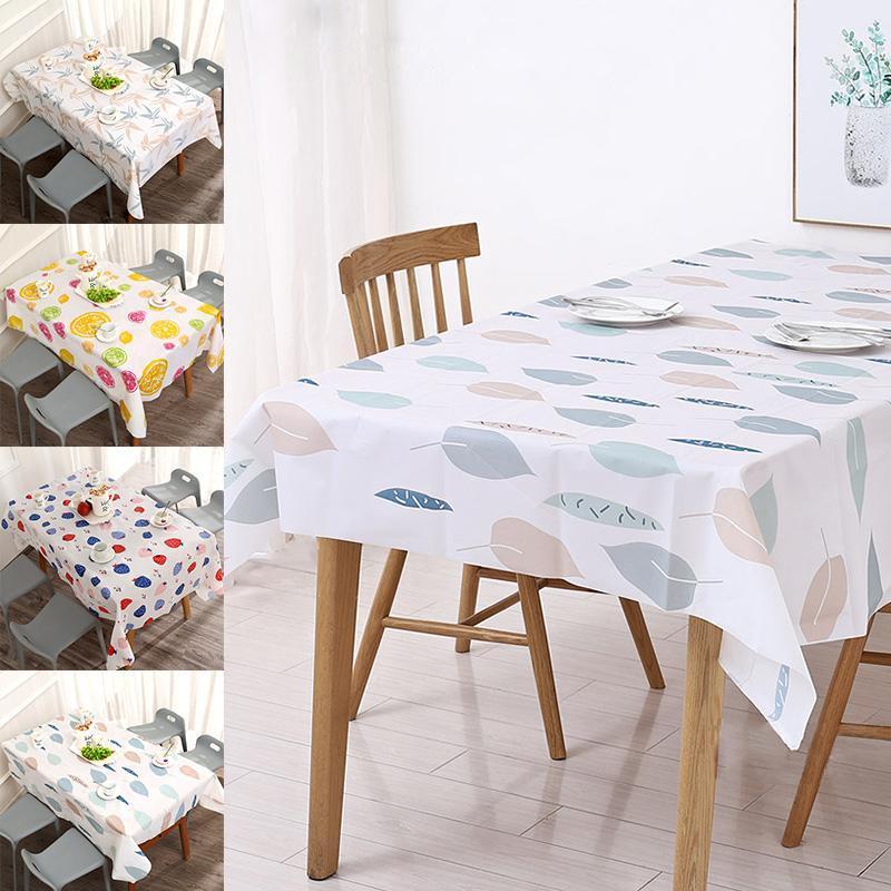 

Waterproof Fabric Table Cloth Pastoral Printing Kitchen PVC Plastic Tablecloth Oilproof Decorative Washable Table Cover1