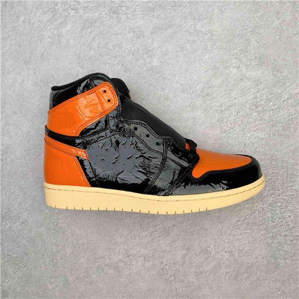 

1 High OG Black/Metallic Gold Men Basketball Shoes 1s Shattered Backboard 3.0 Black Orange Women Sneakers Trainers Sports, 02