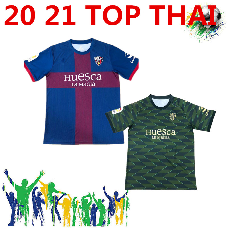 

20 21 SD Huesca soccer jersey home away 2020 2021 Sergio Gómez J.Pulido Insua Okazaki Javi Galan camisetas de fútbol football shirts thai, 20 21 home