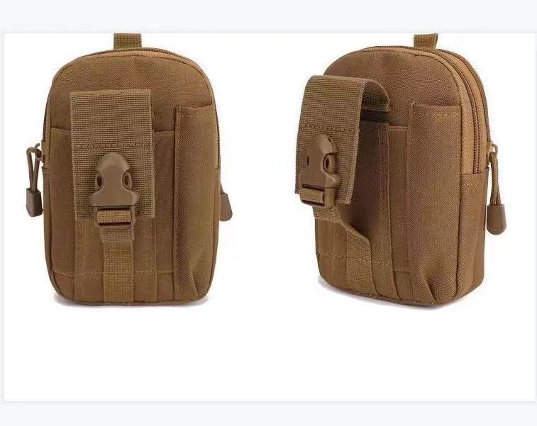 

New military fans tactical waist bag hanging outdoor sports tactical belt waist bag wearing belt zero wallet 5.6-inch mobile phone bag354514, Red