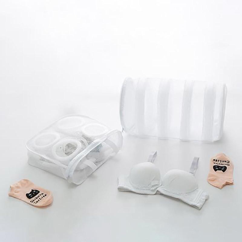 

Round Shape Polyester Washing Machine Home Storage Washing Net Zipper Laundry Bag Clothing Underwear Organizer