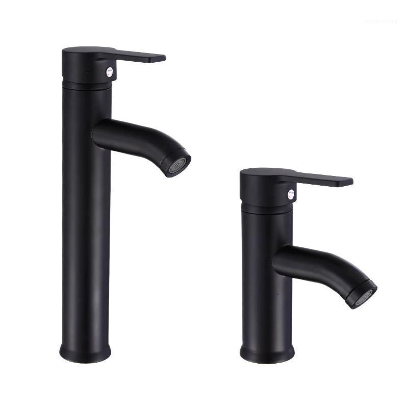 

Stainless steel black basin faucet mixer Bathroom sink faucet Deck Mount Bath taps Water Sink tap1
