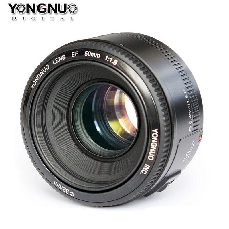 

YONGNUO Lens YN50mm f1.8 YN EF 50mm f/1.8 AF Lens YN50 Aperture Auto Focus for Canon EOS 60D 70D 5D2 5D3 600d Canon DSLR Cameras