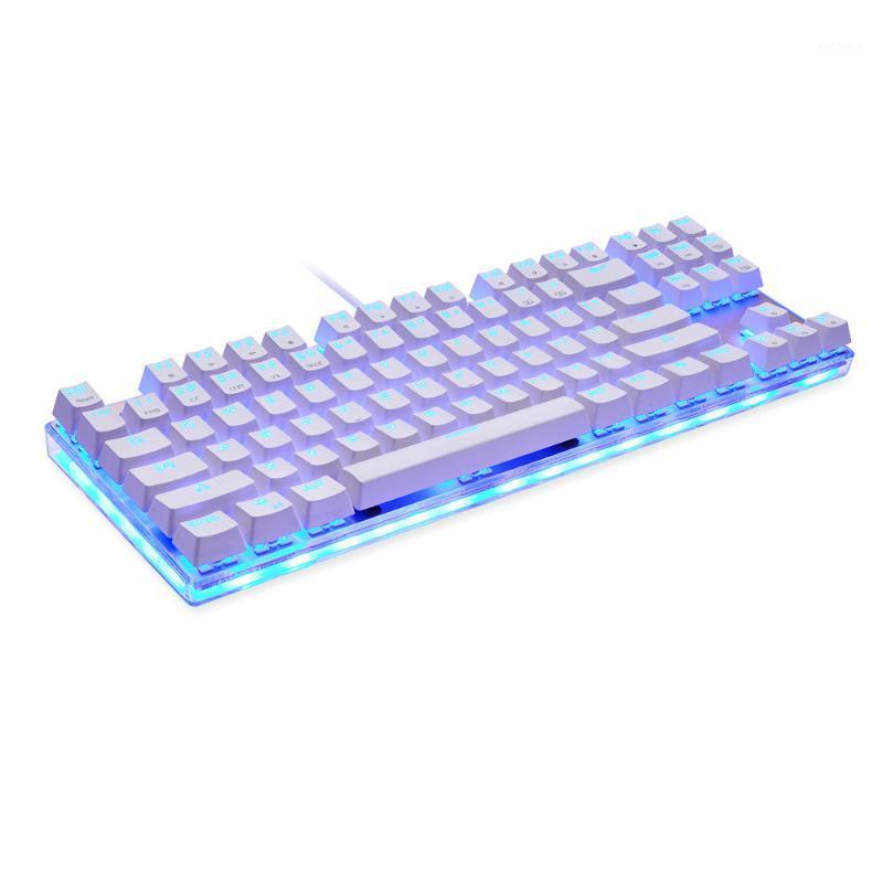 

Keyboards Gaming White MotoSpeed K87s Colorful Illuminated Backlight Usb Wired Gaming Backlit Keyboard01