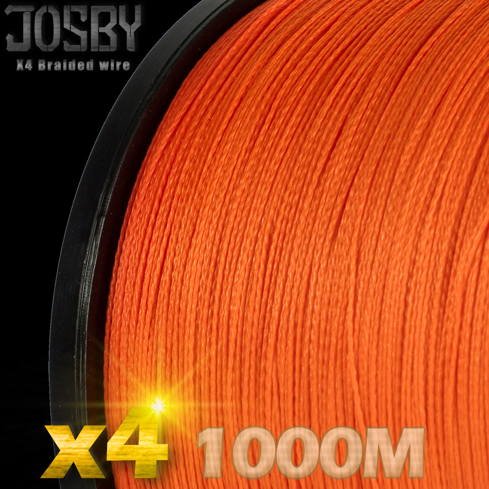 

PE Multifilament Braided Fishing Line 1000M 4 Strands Carp Fishing Lines 6 8 10 15 20 30 35 40 50 60 70 80 LB Woven Thread JOSBY 201124