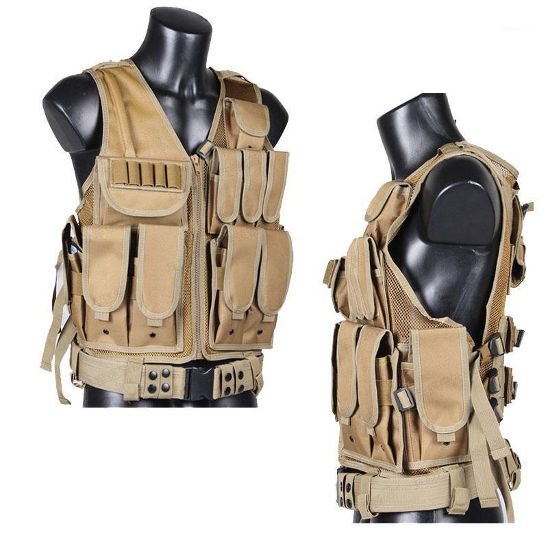 

Mens Tactical Vest 600D Oxford Swat Vest Field Battle Molle Combat Assault Plate Carrier Hunting1, Green