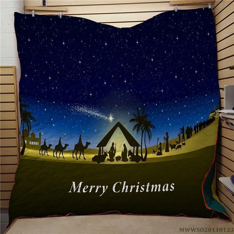 

Hotsale Christmas Series Quilt 3D Print Design Bedroom Decor Soft Breathable Fashionable Unique Bed Gift For Children