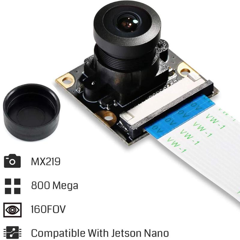 

For NVIDIA Jetson Nano camera 8MP IMX219 160 Degree FoV for NVIDIA Jetson Nano AI Board 3280 × 2464 Resolution