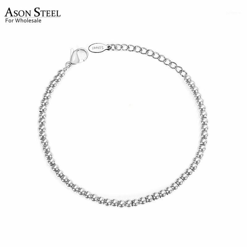 

ASONSTEEL 316L Stainless Steel Bangle Women Fashion Silver Color Steel Ball Bracelet for Female Party Gift Accessories Jewelry1