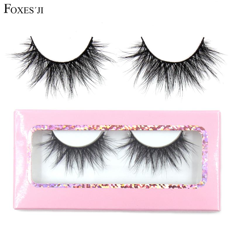 

FOXESJI 5D Mink Lashes Eyelash Extension 100% Cruelty free Handmade Crisscross Fluffy Mink False Eyelashes Faux Cils Soft Lashes