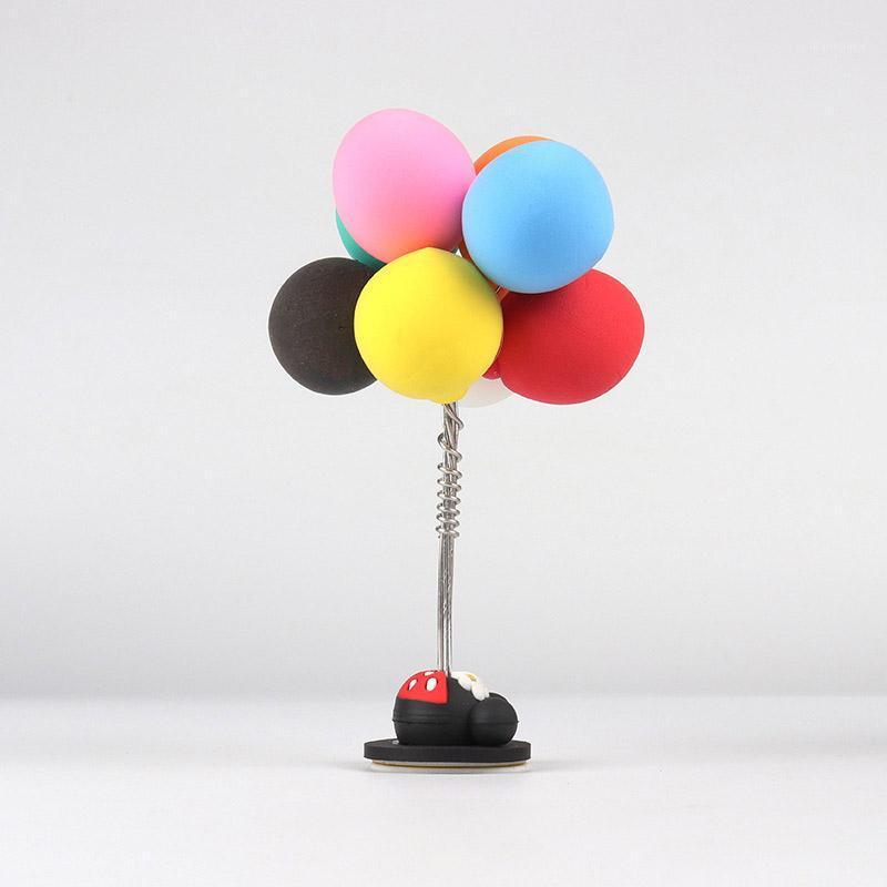 

Charming Auto Ornaments Multicolour Lovely Balloon Car Decoration Mini Console Dashboard Decoration Car Interior Supplies1