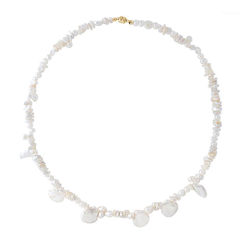 

2021 New Irregular Freshwater Pearl Necklace Fashionable Simple Wild Real Pearl Choker for Women Banquet Charm Naszyjnik Jewelry1
