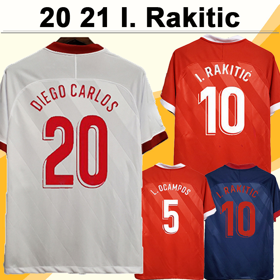 

20 21 L. OCAMPOS I. RAKITIC Soccer Jerseys DE JONG J. NAVAS DIEGO CARLOS VAZQUEZ Home Away 3rd Mens Football Shirt Camisetas de futbol, Qm697 2021 home l. lig. patch