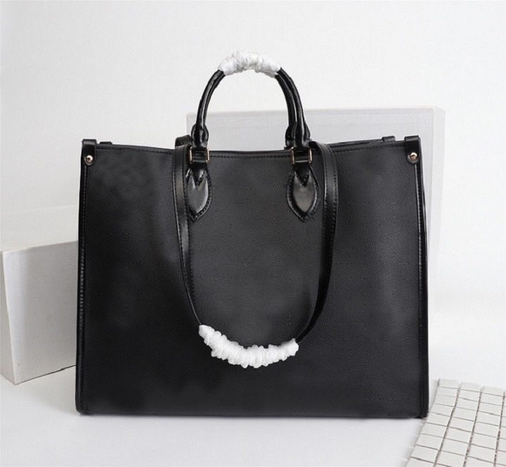 

High Quality Fashion Luxurys Designers Bags Tote Onthego Bag brand bags luxus tasche large tote bag Genuine Leather Shoulder Bags, M44571#3