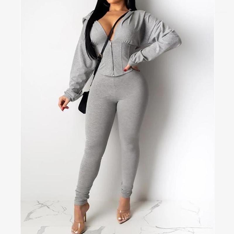 

Women Sexy 2 Pcs Set Streetwear Clubwear Long Sleeve Skinny Hooded Sweatshirt Top+Leggings Pants Sport Casual Outfit Tracksuit1, Blue