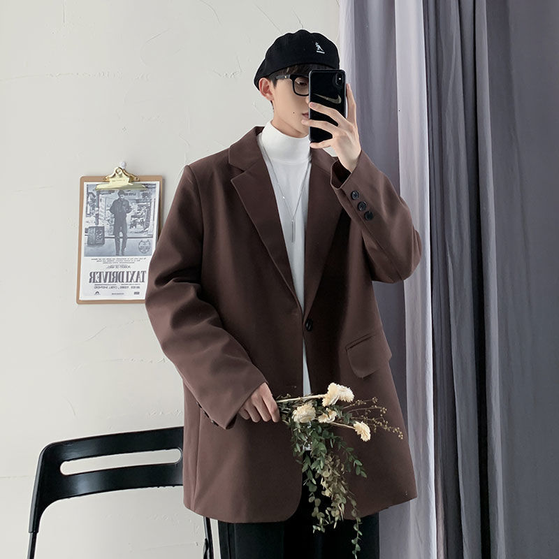 

New Men's 2021 Suits Spring and Winter's Fine Two Pieces Single-breasted Suit Handsome Clothes DI4T, Aqua blue